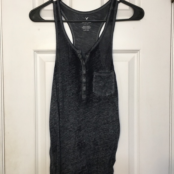 American Eagle Outfitters Tops - American Eagle Gray Tank